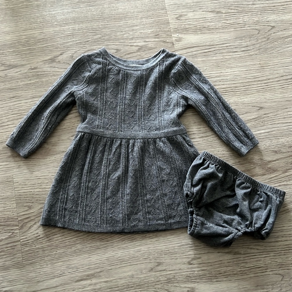 Splendid 6-12M Infant Girls Lots of Love Sweater Dress